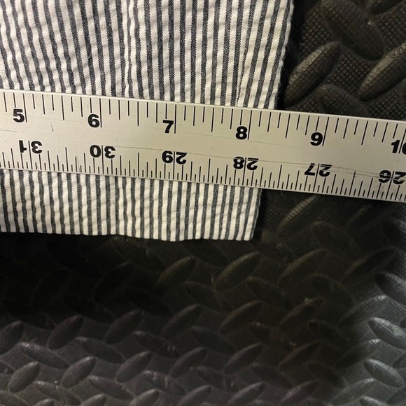 Vintage Pendleton White Pinstripe Blue High‎ Rise Trouser Pants Women's Size 10 - Picture 10 of 11